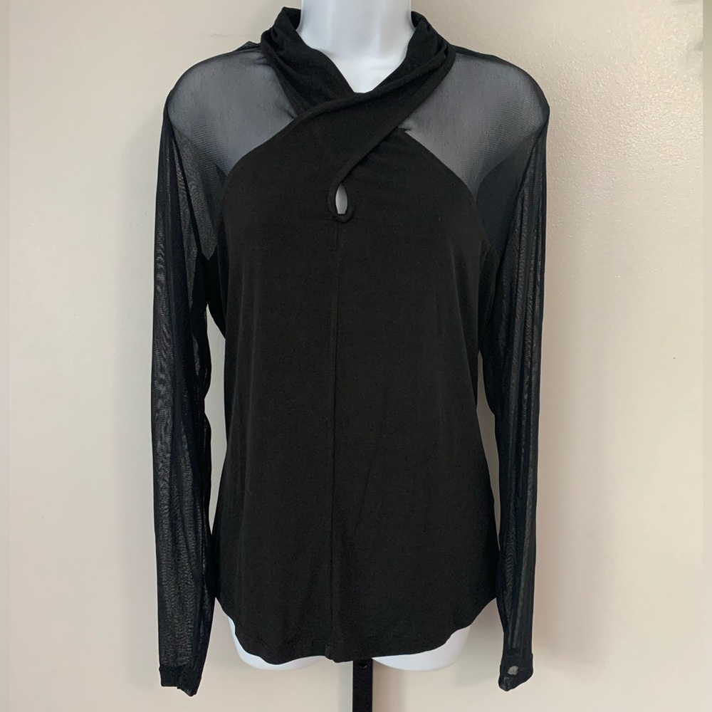 NWT La Cite Black Sexy Top